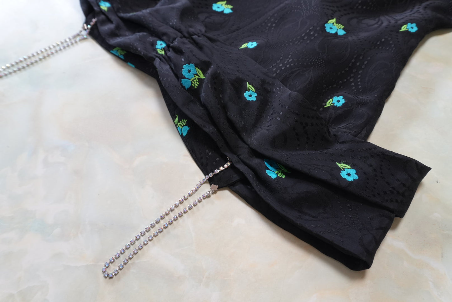 Floral Jacquard Dress