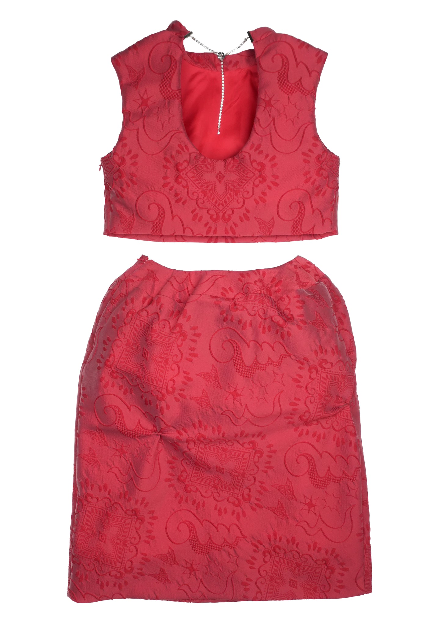 Jacquard Set-Up Dress