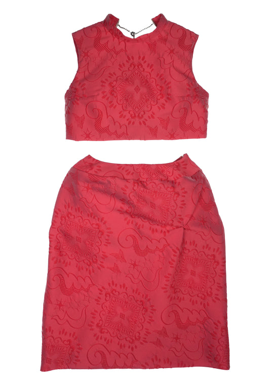 Jacquard Set-Up Dress