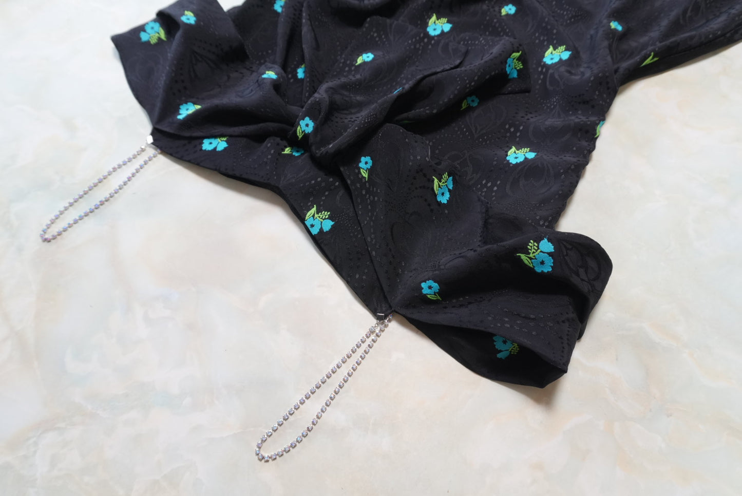 Floral Jacquard Dress