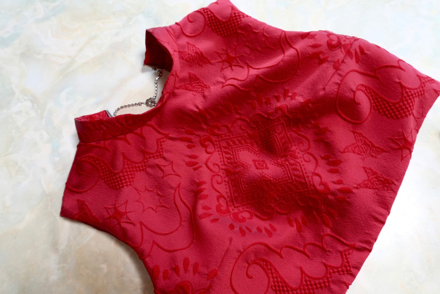 Jacquard Set-Up Dress